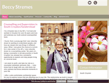 Tablet Screenshot of beccystremescounselling.co.uk